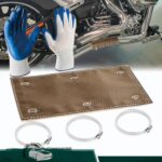 Titanium Motorcycle Exhaust Heat Shield 12x6 1350°F Protection - Image 7