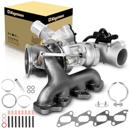 TOPAZ Turbo Turbocharger with Complete Installation Kits Compatible with Chevy Chevrolet Cruze 2011-2019 Sonic 2012-2020 Trax 2013-2021 Buick Encore 2013-2021 1.4L 667-203 55565353