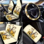 Sunflower Elephant Car Seat Covers Full Set 15pc Interior Protection Kit - Image 3