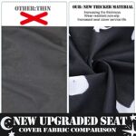 Celestial Comfort: Moon Stars Car Seat Cover Set - Universal Fit, Thick Padding - Image 3