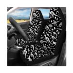 Dinosaur Car Seat Covers Full Set - Cute Cartoon Design Universal Fit Accessories - Image 2