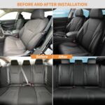 Honda Accord Seat Covers 2023-2025 Leather Waterproof Full Set Airbag Safe Black - Image 7