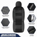Skechers Cooling Memory Foam Car Seat Covers: Universal Fit, Breathable & Comfortable - Image 3