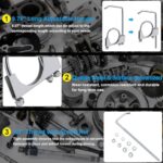 3" Heavy Duty Steel Exhaust Clamp Hanger Muffler Pipe 2PCS - Image 5