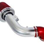Rtunes Racing Short Ram Air Intake Kit + Filter Combo RED Compatible For 05-10 Chevy Cobalt/Chevy Cobalt SS 2.4L L4