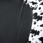 Cow Print Car Seat Covers | Rear Bench Protector with Cup Holder Compatibility - Image 4