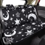 Celestial Comfort: Moon Stars Car Seat Cover Set - Universal Fit, Thick Padding - Image 4
