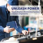 Universal High Flow Cold Air Intake Kit 76mm Pipe w/ Performance Filter 2.5"-3" - Image 9