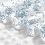 Floral Toile Baby Car Seat Cover Breathable Muslin Cotton Canopy - Image 6