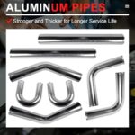 32pc 3" Universal Aluminum Turbo Intercooler Piping Kit DIY - Image 5