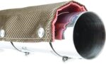 Design Engineering Titanium Pipe Shield 6x1' Heat Wrap Exhaust Shield - Image 3