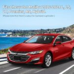 Chevy Malibu Seat Covers 2016-2024 Full Set Custom Fit Black Red - Image 7