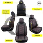 MIROZO Waterproof Seat Covers Universal Fit Sedan Truck SUV - Image 6