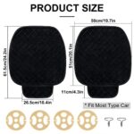 Premium Universal Car Seat Covers with Storage Pockets - Padded Automotive Protection - Image 3