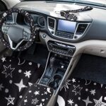 Celestial Comfort: Moon Stars Car Seat Cover Set - Universal Fit, Thick Padding - Image 5