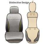 Premium Breathable Car Seat Covers | Universal Fit | 4-Season Protection | Grey (2PC) - Image 3
