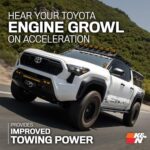K&N Cold Air Intake Toyota Tacoma 2.4L Turbo Performance Boost Filter Kit - Image 7
