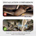 Premium 2.5" Exhaust Clamp Hanger Kit | Heavy Duty Universal Muffler Mounting Tool - Image 6