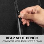 Black Universal Car Seat Covers Full Set - Truck SUV Protector Front Rear Seats - Image 8