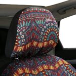 P&J Baja Blanket Car Seat Covers 9pc Blue Boho Universal Fit SUV Truck - Image 4