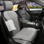 Premium Breathable Car Seat Covers | Universal Fit | 4-Season Protection | Grey (2PC) - Image 4