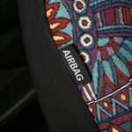 P&J Baja Blanket Car Seat Covers 9pc Blue Boho Universal Fit SUV Truck - Image 5