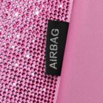 Pink Bling Diamond Leather Car Seat Covers Waterproof Universal Fit - Image 7