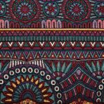 P&J Baja Blanket Car Seat Covers 9pc Blue Boho Universal Fit SUV Truck - Image 9