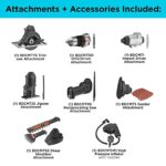 BLACK+DECKER 20V Cordless Drill Kit 12 Attachments & Case - Image 2