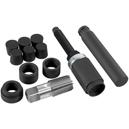 C7 C9 Injector Cup Removal Tool for CAT - Fuel Injector Sleeve In-Vehicle Remover & Installer Tool Set with Nozzle, Cup, Sleeve, and Tube, Compatible with 7.3L, 3126, 3126B, C7, and C9 Engines