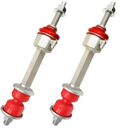 Champion Suspension PAIR Front Sway Bar Stabilizer CODE RED EXTREME Link Kit Fits Ram 1500 2006-2018, Ram Classic 2019-2024 - K80894 Bushings Made In USA