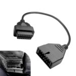 Cuymoap OBD1 Scanner, 12 Pin OBD1 to 16 Pin OBD2 Connector, Scanning Diagnostic Extension Tool Cable Code Reader, Replacement for GM Plug and Play Convertor Adapter (Black)