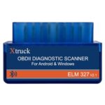 ELM327 OBDII Car Auto Diagnostic Scanner, OBD2 Scanner Bluetooth OBDII Diagnostic Tool Car Code Reader, Professional Wireless Scan Tool and Code Reader for Android Windows