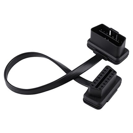 Ejoyous OBD2 Cable, OBD II 16 Pin Male to Female OBD-ii Extension Convert Cable Diagnostic Extender Cord Adapter for Car Auto OBDII Code Scanners 30cm 12 Inch 1 Ft