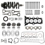 G4FJ 1.6 Engine Overhaul Rebuild Kit w/Crankshaft Pistons & Bearings Cylinder Head Bolts Set Fit For Hyundai Kia Kona Veloster Forte5 Veloster 1.6L 2013-2021 23110-2B710 23510-2B700 20910-2BB03