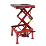 Garvee Hydraulic Motorcycle Lift Jack, Garvee 300 LBS Capacity Steel ATV Lift Stand Hoist, Portable Motorcycle Bike ATV UTV Lift Table Jack Hoist Stand