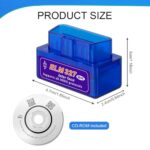 ELM327 Bluetooth OBD2 Scanner: 2-Pack Professional Automotive Diagnostic Tool - Image 2
