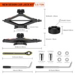 IMAYCC 2.5 Ton Scissor Car Jack Kit Portable Tire Change SUV MPV - Image 2