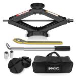 IMAYCC Car Jack Kit 2.5 Ton, Universal Scissor Car Jack, Portable Tire Changing Kit for Car SUV MPV