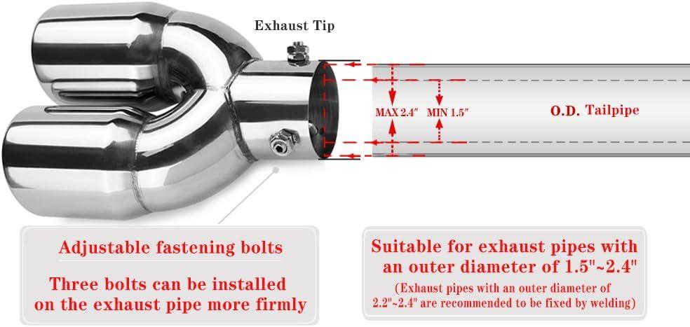 Rev Up Your Ride: Universal Exhaust Tips That Shine!