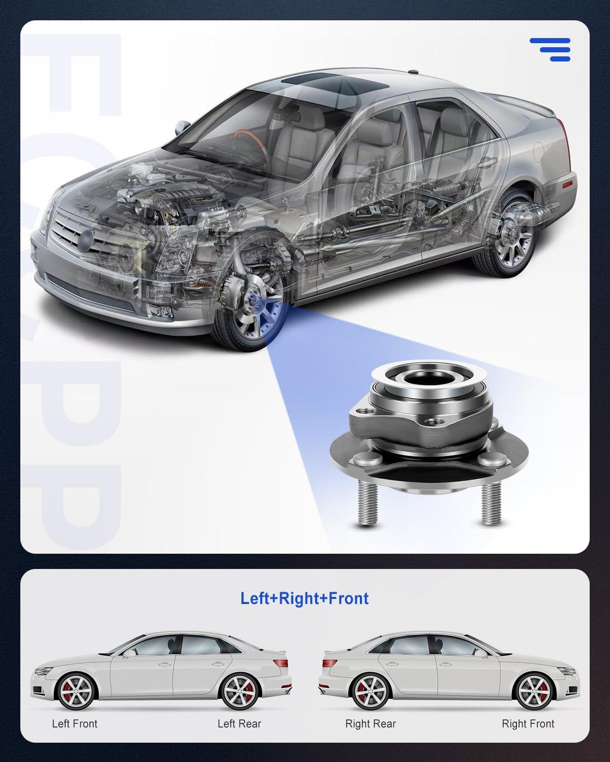 Discover Smooth Rides ⁢with ECCPP wheel Bearings for Versa!