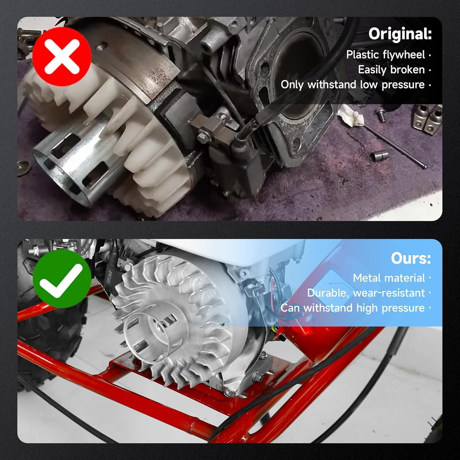 Unleash Power: ⁤FVRITO 10krpm ⁢Aluminum Flywheel for Mini Bikes