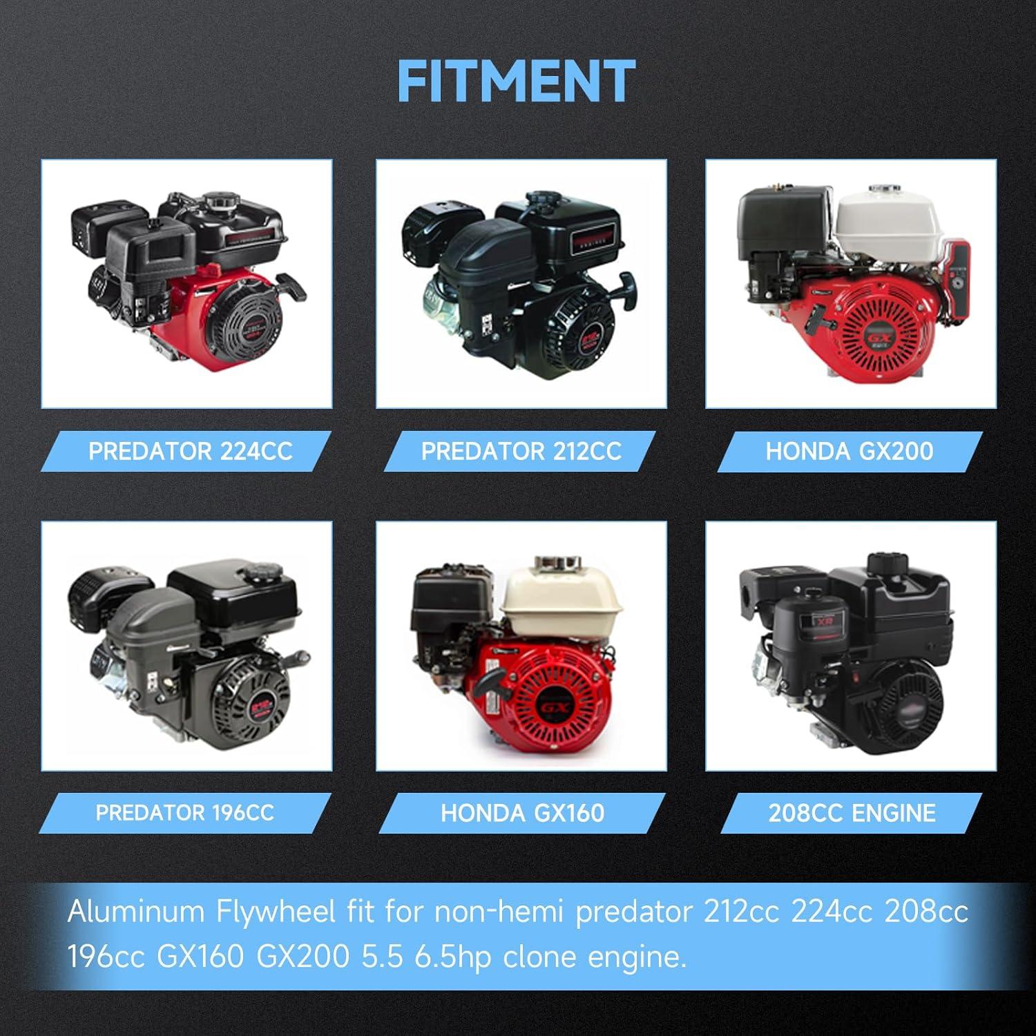 Unleash Power: FVRITO 10krpm Aluminum Flywheel for Mini Bikes