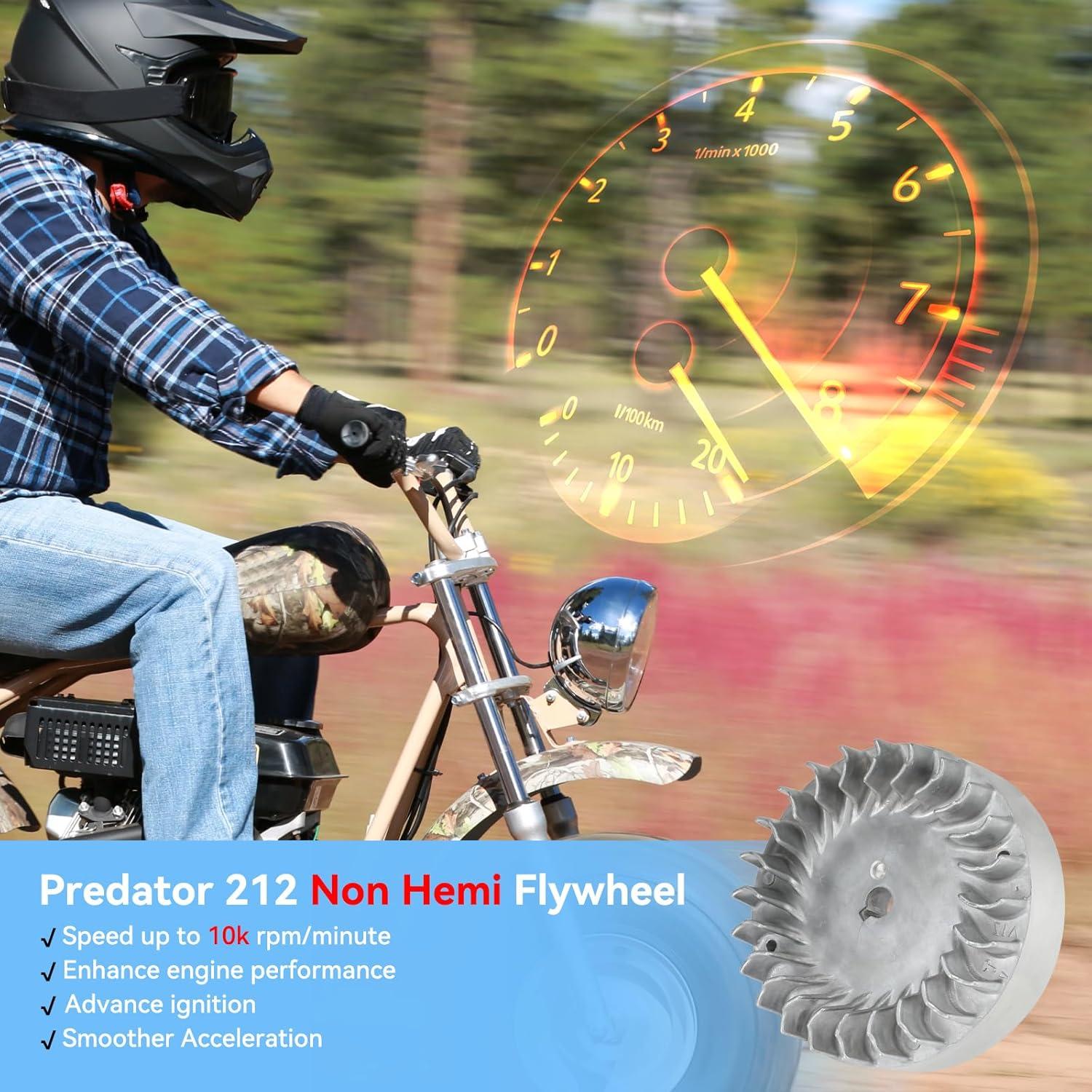 Unleash Power: FVRITO 10krpm​ Aluminum Flywheel for Mini Bikes