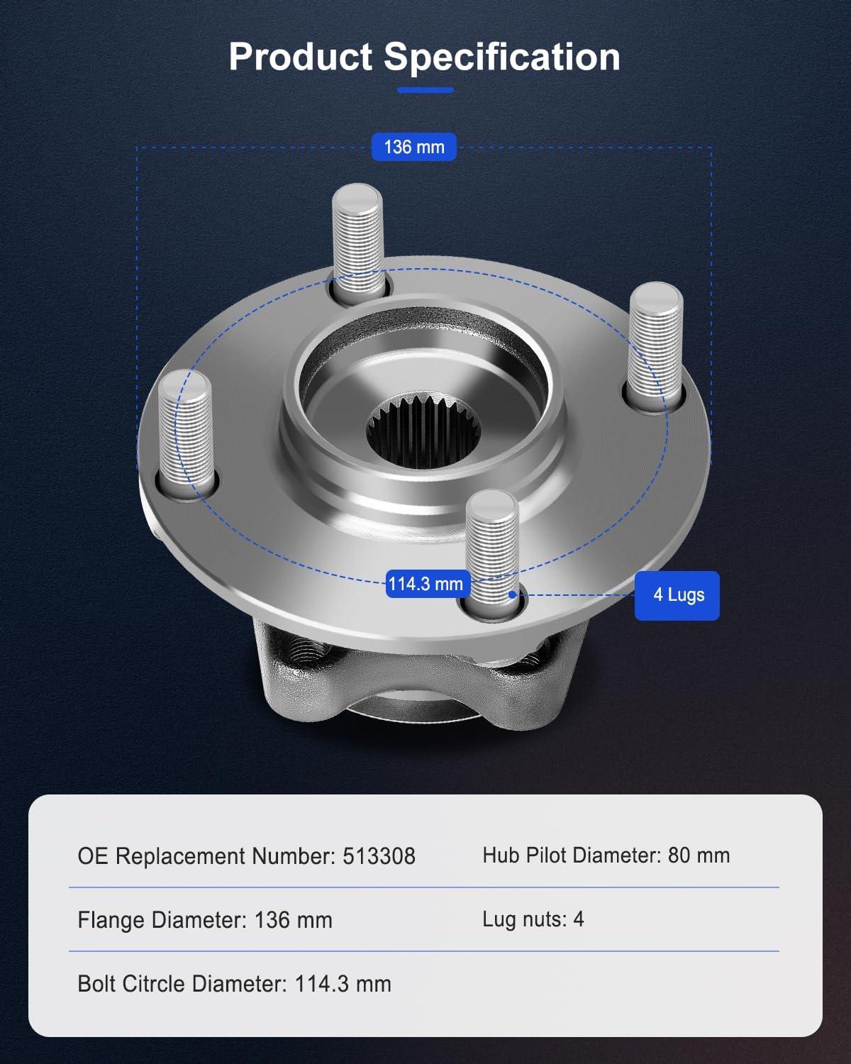 Discover Smooth Rides ⁤with ‌ECCPP Wheel Bearings for Versa!