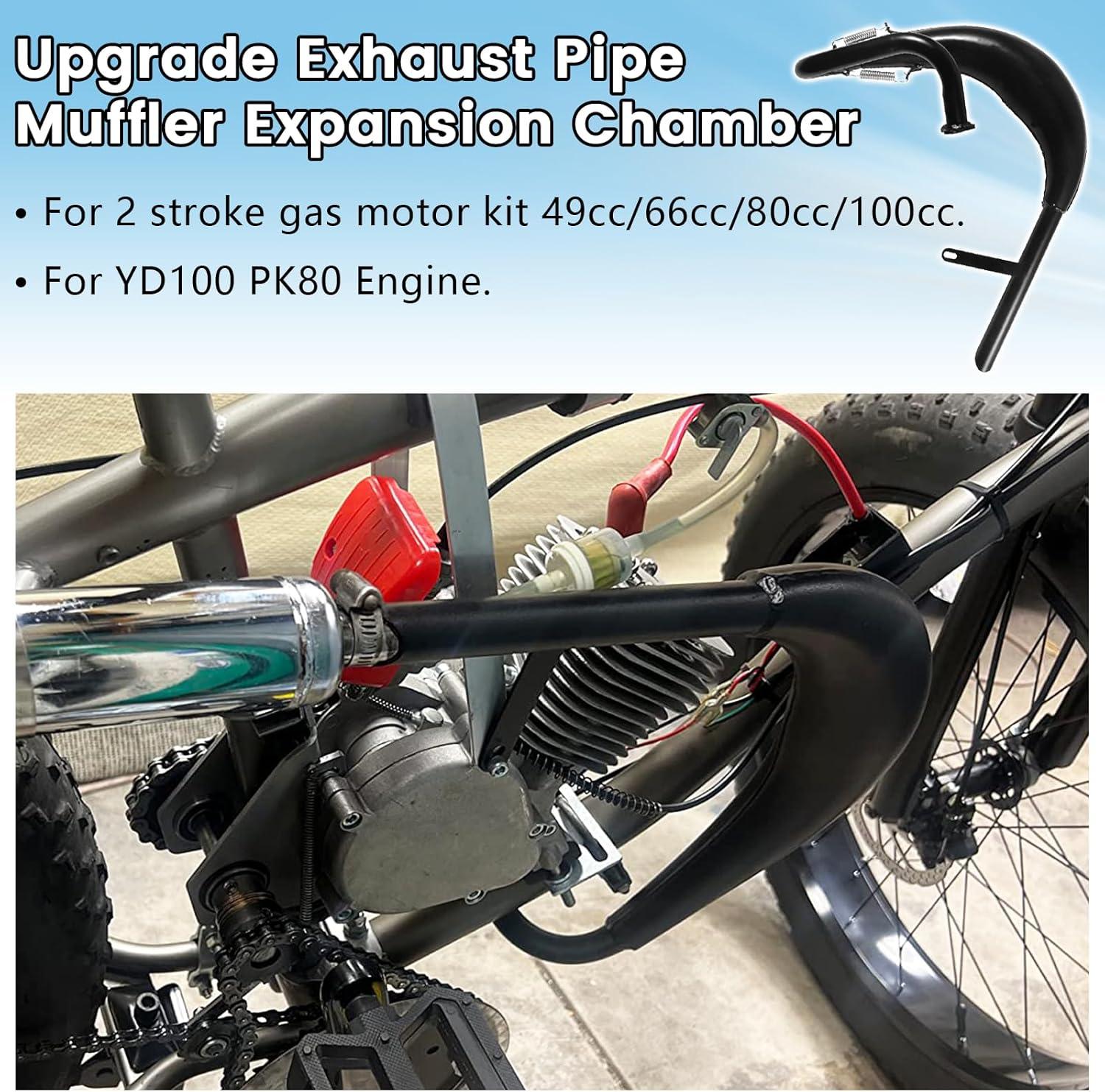 Unleash​ Power: Pro Muffler for 2-Stroke Motor Bikes!