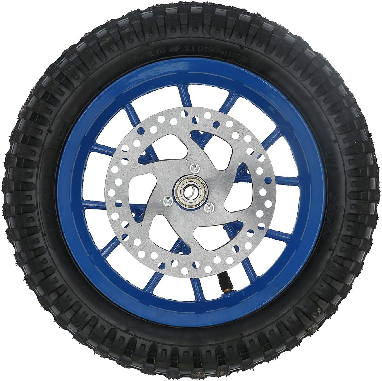 Upgrade Our 2-Stroke mini Dirt Bike with a Durable Blue Tire!