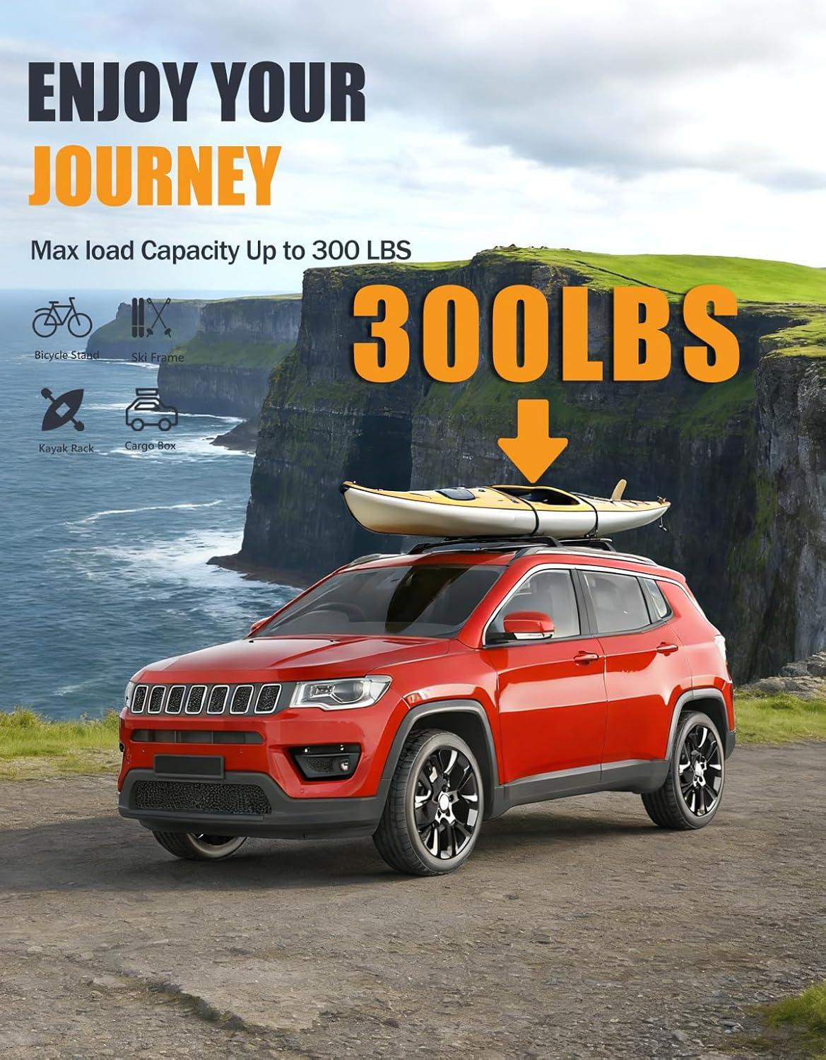 We've⁤ tested the ‍KINGGERI Jeep Compass Roof Rack: sturdy but Flawed