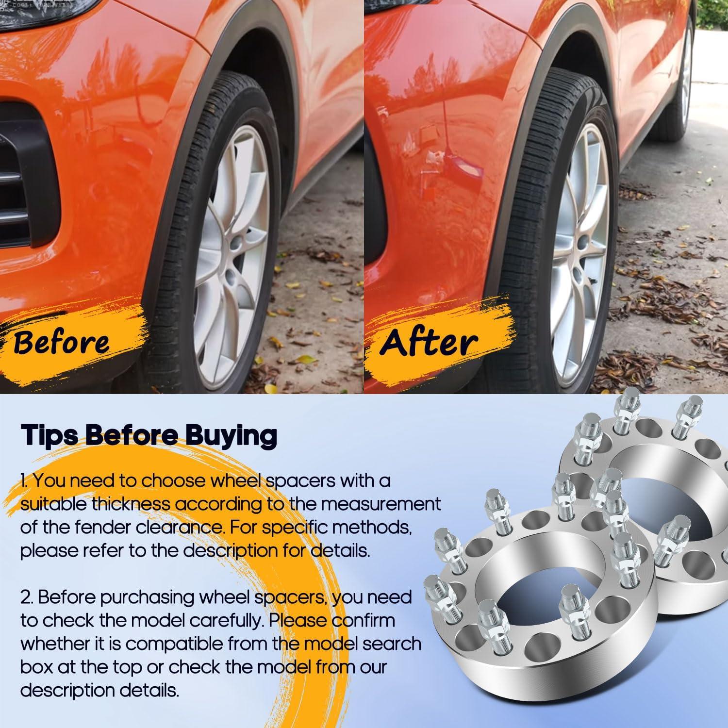 enhance⁢ Our Ride: OCPTY 2-Inch‍ Wheel Spacers for power!