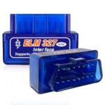 MTRPS 2 PCS ELM327 OBDⅡ Car Auto Diagnostic Scanner, Mini Bluetooth Scan Tool Automotive Failure Detector, Professional Wireless Engine Fault Code Reader for Most OBDII Vehicles (2 PCS)